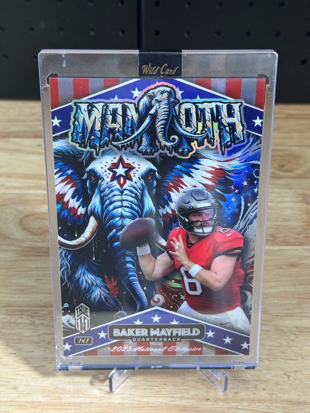 2025 Wild Card Alumination Mammoth Baker Mayfield True 1 Of 1